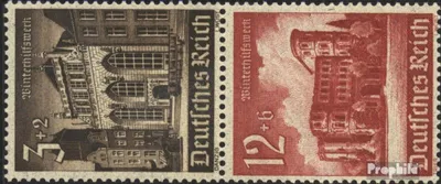 Produktbild von Briefmarken Deutsches Reich 1940 Mi S268 gestempelt Bauwerke
