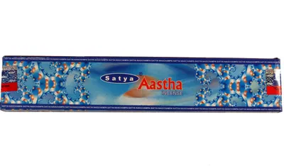 Produktbild von Räucherstäbchen, Incense - Satya Aastha 15 g, Blau, 2*4*21 cm, Indische Räucherstäbchen