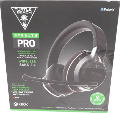 Zdjęcie produktu dla Turtle Beach Stealth Pro - Xbox, Bezprzewodowy, Gaming, 10 - 22000 Hz, 1,65 kg, Zestaw słuchawkowy, Czarny