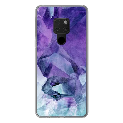 Produktbild von MuchoWow® Handyhülle Schutzhülle Hülle für Huawei P40 Lite Mineralien - Naturstein - Kristalle Silikon Softcase Handy Hülle - Handy
