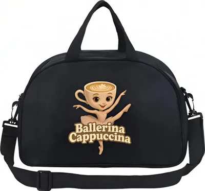 Productafbeelding van Schoudertas zwart - Ballerina Cappuccina