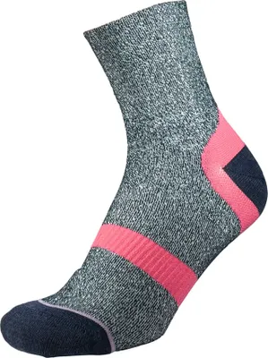 Produktbild von 1000 Mile Damen Wandersocken Outdoor Doppel-Layer Navy Marl Kingfisher