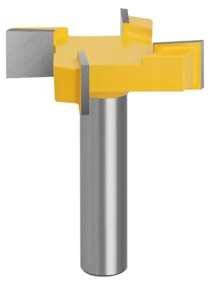 Productafbeelding van Solidchoice - 6 mm Schachtreiniging Frees - Vlakfrees voor Houtbewerking en Oppervlaktebewerking