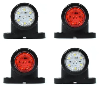 Produktbild von LKW-Seitenmarkierungsleuchte FR0105 12 LED 5 cm 12-24V