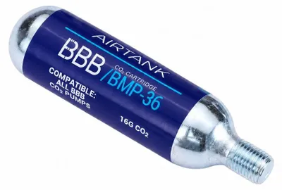 Image de Cartouche de CO2 BBB Cycling AirTank, 16 g, avec filetage