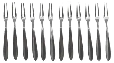Image de Lot de 12 fourchettes à escargots 12,5 cm Fackelmann