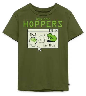 Produktbild von Spreadshirt Hoppers Von Mensch Zu Biber Und Zurück Kinder Premium T-Shirt, 98/104 (2 Jahre), Khaki