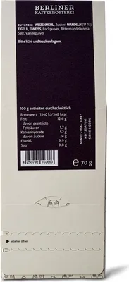 Produktbild von Berliner Kaffeerösterei - Gebäck - Cantuccini, klassisch - Nr. 01