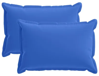 Image de vidaXL, 2 housses de coussin, HOUTEN, bleu roi, 40 x 60 cm, polyester