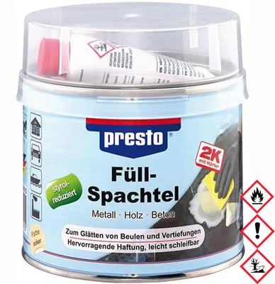Immagine prodotto di Presto Prestolith stucco poliestere 2K ocra 1000g