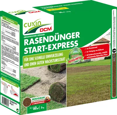 Artikelbild 1 von 'BIO Rasendünger Start-Express (3 kg)' aus der Kategorie Rasendünger