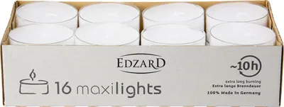 Produktbild von 16 Maxiteelichter, Acryl Hülle,  ø 56 mm, H 25 mm