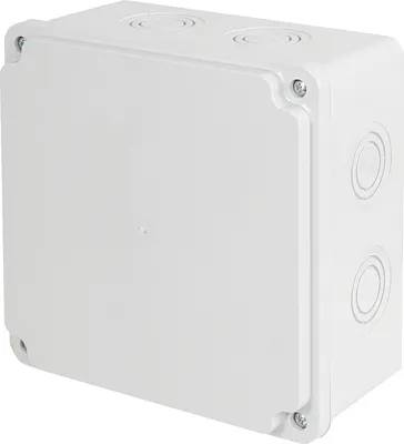 Produktbild von Abzweigkasten 150X150X80 grau Verteilerkasten Verteilerdose IP65 Aufputz Feuchtraum