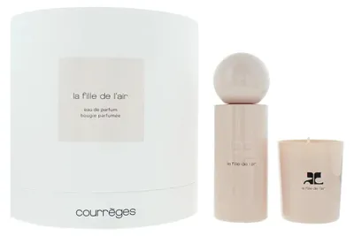Productafbeelding van Set van Courreges: La Fille De L'air, eau de parfum, voor dames, 100 ml + La Fille De L'air, geurkaars, 190 g