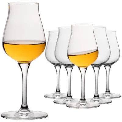Produktbild von IMPERIAL Nosing Glas 110ml Tasting Glas für Whisky & Cognac Whiskeyglas aus Crystalline Glas Set 6 Stück Spülmaschinenfest
