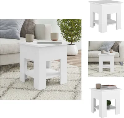 Produktbild von vidaXL Couchtisch Weiß 40x40x42 cm Holzwerkstoff -  Couchtische