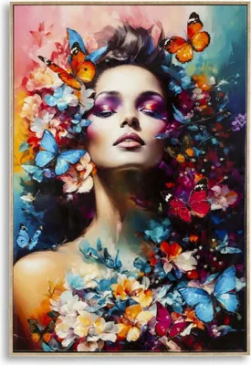 Zdjęcie produktu dla o Ferretti Obraz na ścianę Marty z ramą 62x4x92 cm