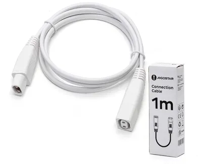Zdjęcie produktu dla Oprawa LED T5 - Przedłużacz 1 metr - Biały