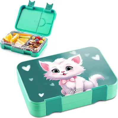 Produktbild von Lunchbox für Kinder mit Fächern - Bento Box, Auslaufsicher und Praktisch für die Schule