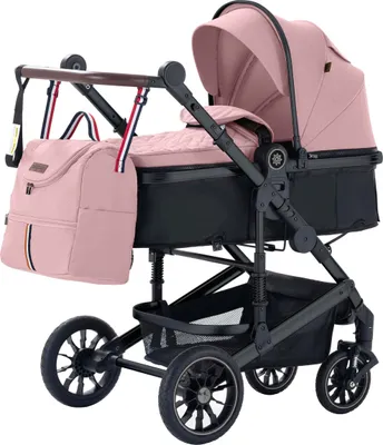 Produktbild von Daliya® NEOMOVE 3in1 Kinderwagen, mit i-Size Babyschale & Buggy, Alu-Rahmen Reisekinderwagen, Kombikinderwagen mit großen Einkaufskorb, komfortabel