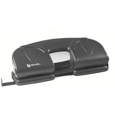 Image de Perforateur Rexel 4 trous V412, capacité : 12 feuilles, noir