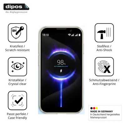 Immagine prodotto di 2x Pellicola Protettiva per Hipipooo Mini Smartphone Protezione Vetro Flessibile 9H dipos