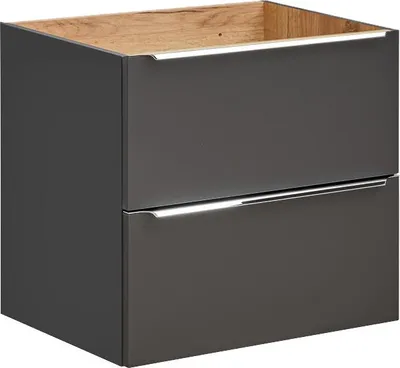 Obrázok produktu pre Skriňa pod umývadlo 80 cm 2 zásuvky sivá moderná