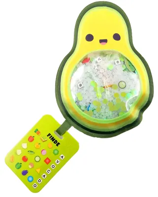 Produktbild von Bizyboo - Avocado - Sensorik Spielzeug mit Perlen & versteckten Objekten, Reises