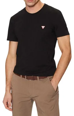 Image de Guess - T-shirt pour homme, coupe extra-slim NA297 (XXL) (noir)