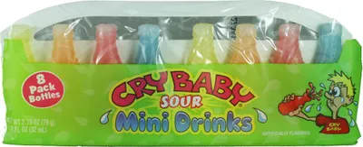 Immagine prodotto di Cry Baby Sour Mini Drinks Caramelle di cera 79 g