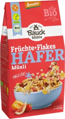 Immagine prodotto di Muesli d'avena - Frutta e fiocchi non zuccherato 425 g