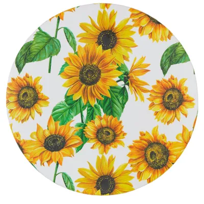 Produktbild von Wasserfester Tischdecken für den Gartentisch SUNFLOWER, Ø 70-86 cm