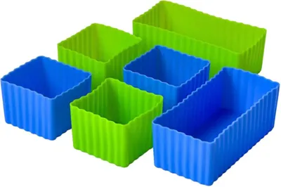Produktbild von Yumbox Silikonbehälter Set - Lunchbox Zubehör mehrfarbig