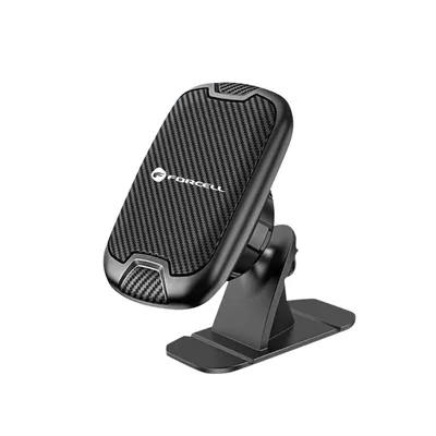 Image de FORCELL SUPPORT VOITURE CARBONE H-CT322 magnétique au tableau de bord