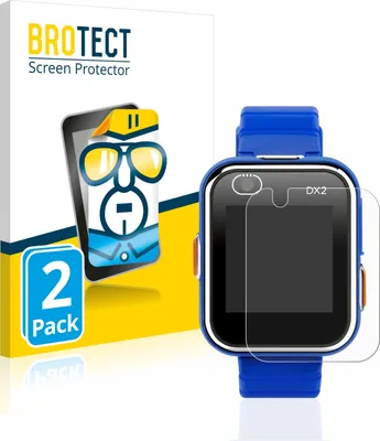 Produktbild von 2x Für Vtech Kidizoom Smart Watch DX2 Schutzfolie BROTECT Displayschutz Display Schutz Folie Klar Transparent
