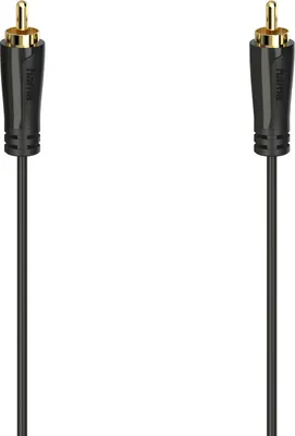 Immagine prodotto di Hama 00205148 Cavo audio 1,5 m RCA nero (00205148)
