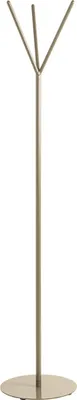 Imagen del producto de Omgoods - Percha de acero para abrigos con 3 ganchos y base resistente