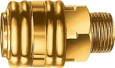 Produktbild von ewo Einhandkupplung G3/8 Zoll AG. aus Messing - 308021