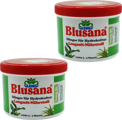 Produktbild von Set 2 teilig für Hydrokultur Blusana Lewatit HD 50 Dünger 500 ml
