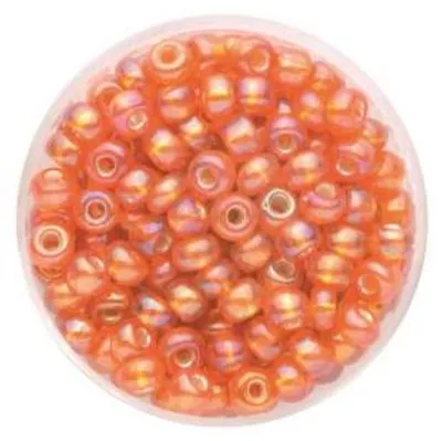 Produktbild von Glorex Rocailles Perlen 4,5 mm 17 g orange