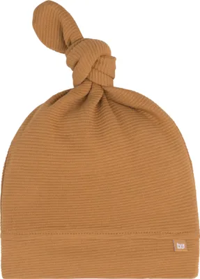 Produktbild von Baby's Only Knotenmütze Pure - Caramel - 3-6 Monate - 100% Baumwolle