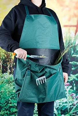 Produktbild von Gartenabfall Sammelschürze in Grün
