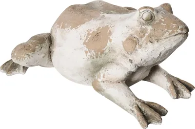 Obrázek produktu pro BELIANI Dekorativní zahradní figurka béžová MgO žába 36 x 50 x 23 cm dekorativní doplněk zahrada terasa patio