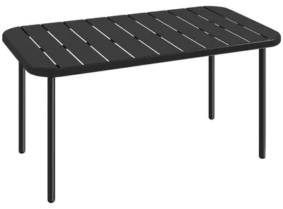 Produktbild von Gartentisch aus Metall, wetterfest, 90 x 50 x 43 cm