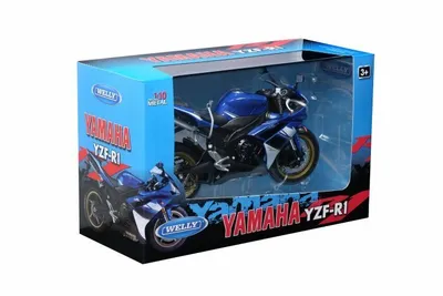 Zdjęcie produktu dla WELLY Motocykl Yamaha YZF-R1 1:10
