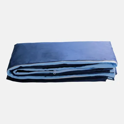 Produktbild von Dailydream Bezug in blau für Erwachsenengewichtsdecken 135 x 200 cm - zweifarbig - 135x200cm / blau - Gewichtete Decke