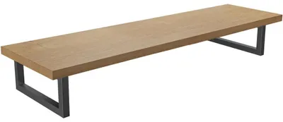 Produktbild von CERANO - Unterschrank für Waschbecken, Modell Navira Pro + 2 Halterungen - Honigbuche - 120x46x3,6 cm