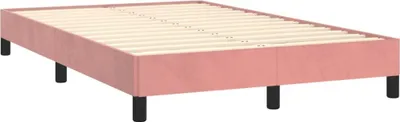Produktbild von Bettgestell ohne Matratze Rosa 120x190 cm Samt