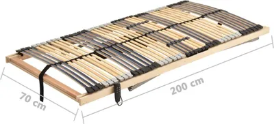 Obrázek produktu pro vidaXL Elektrický lamelový rám se 42 lamelami 7 zón 70x200 cm