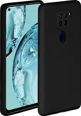 Produktbild von Soft-Case für Xiaomi Redmi Note 9, Farbe:Onyx Schwarz